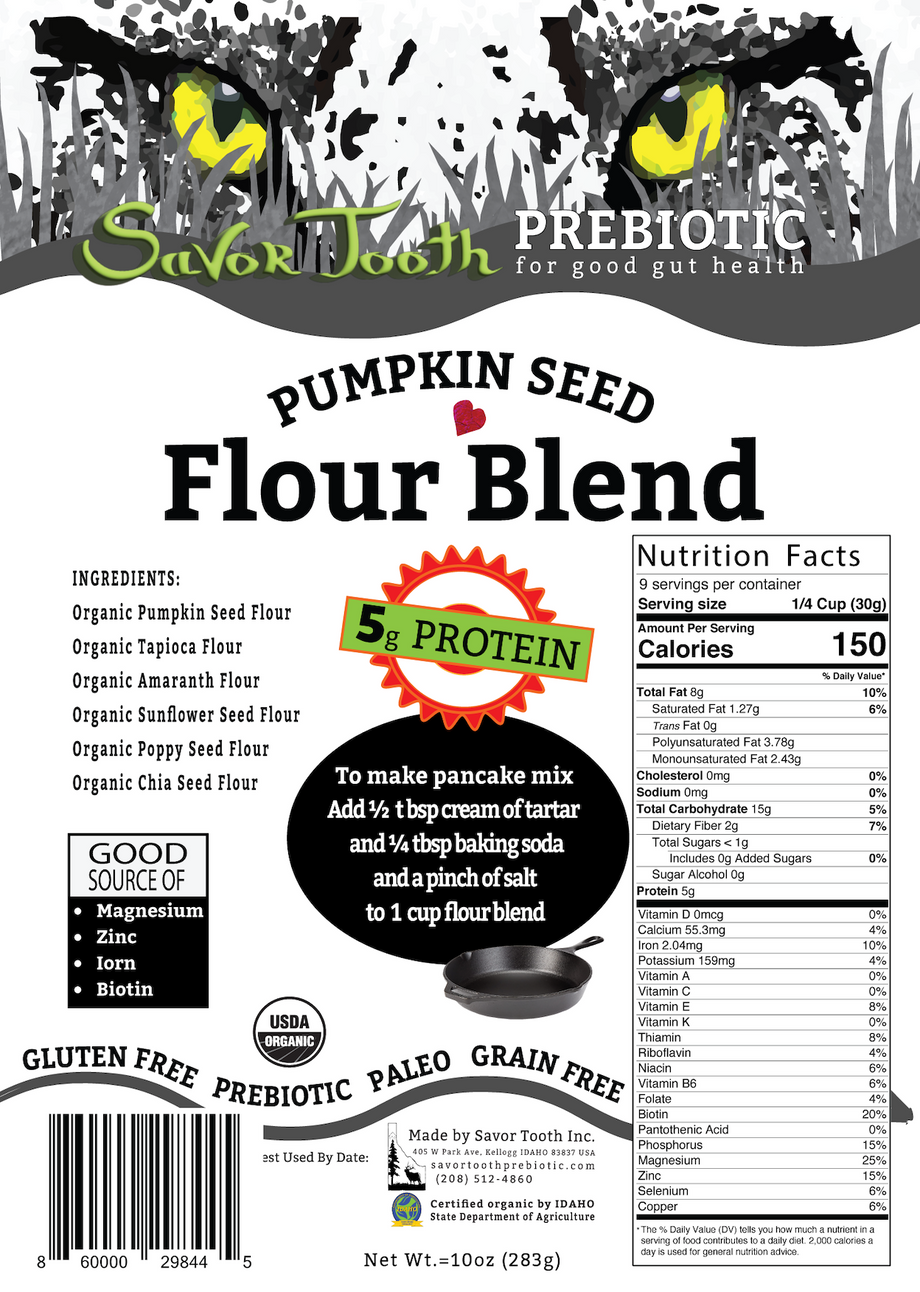 Organic Pumpkin Seed PIZZA CRUST MIX – Savor Tooth